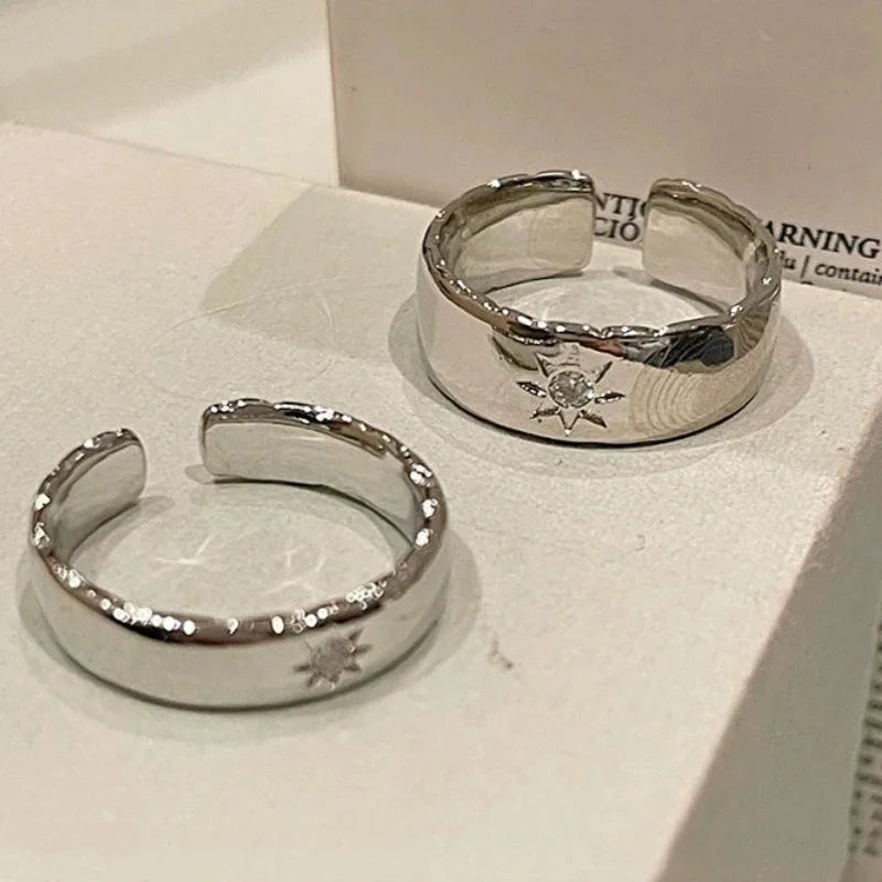 2 Star Band Rings 1 and 2