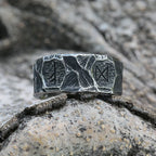 Viking-Style Rune Ring for Men 1 2