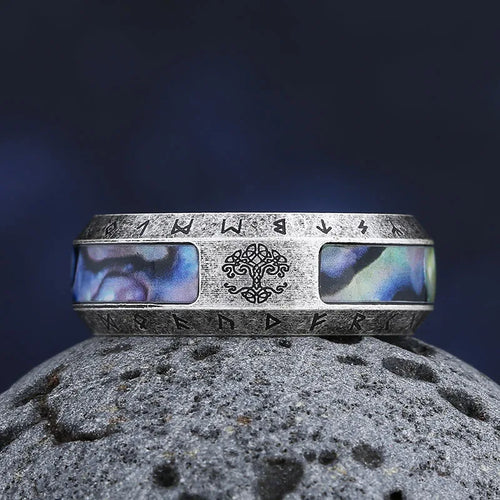 Viking Yggdrasil Style Ring for Men