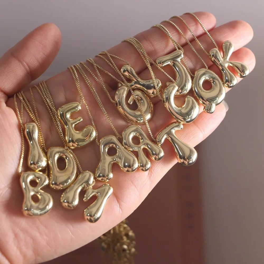 Women's necklace with initial d pendant