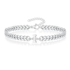 Initial twisted bracelet i
