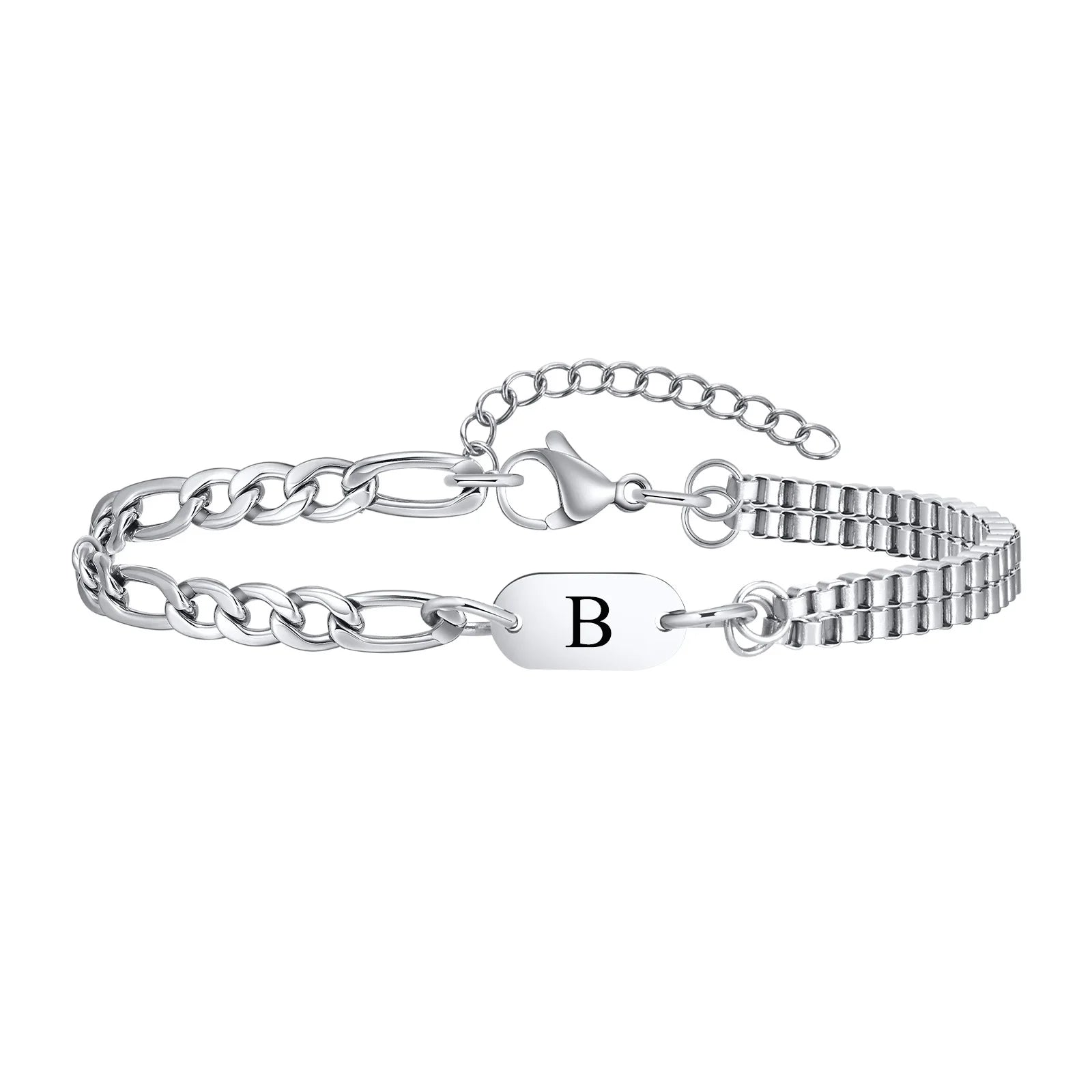 Men's initial bracelet b