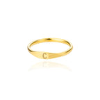 Women's initial ring c