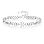 Initial twisted bracelet k