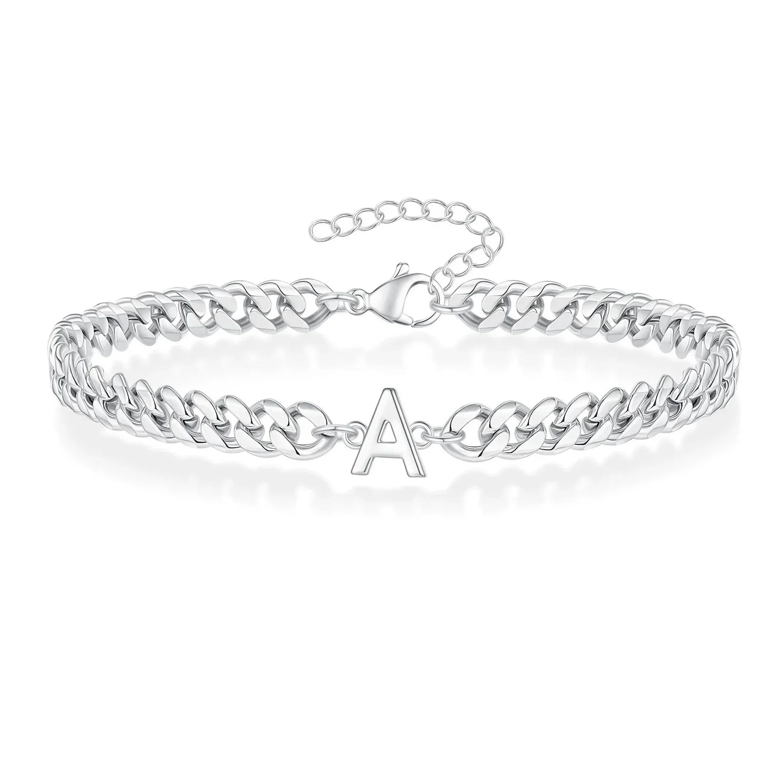 Initial twisted bracelet a