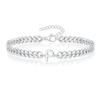 Initial twisted bracelet p