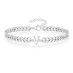Initial twisted bracelet v
