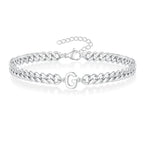 Initial twisted bracelet g