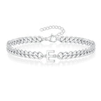 Initial twisted bracelet e