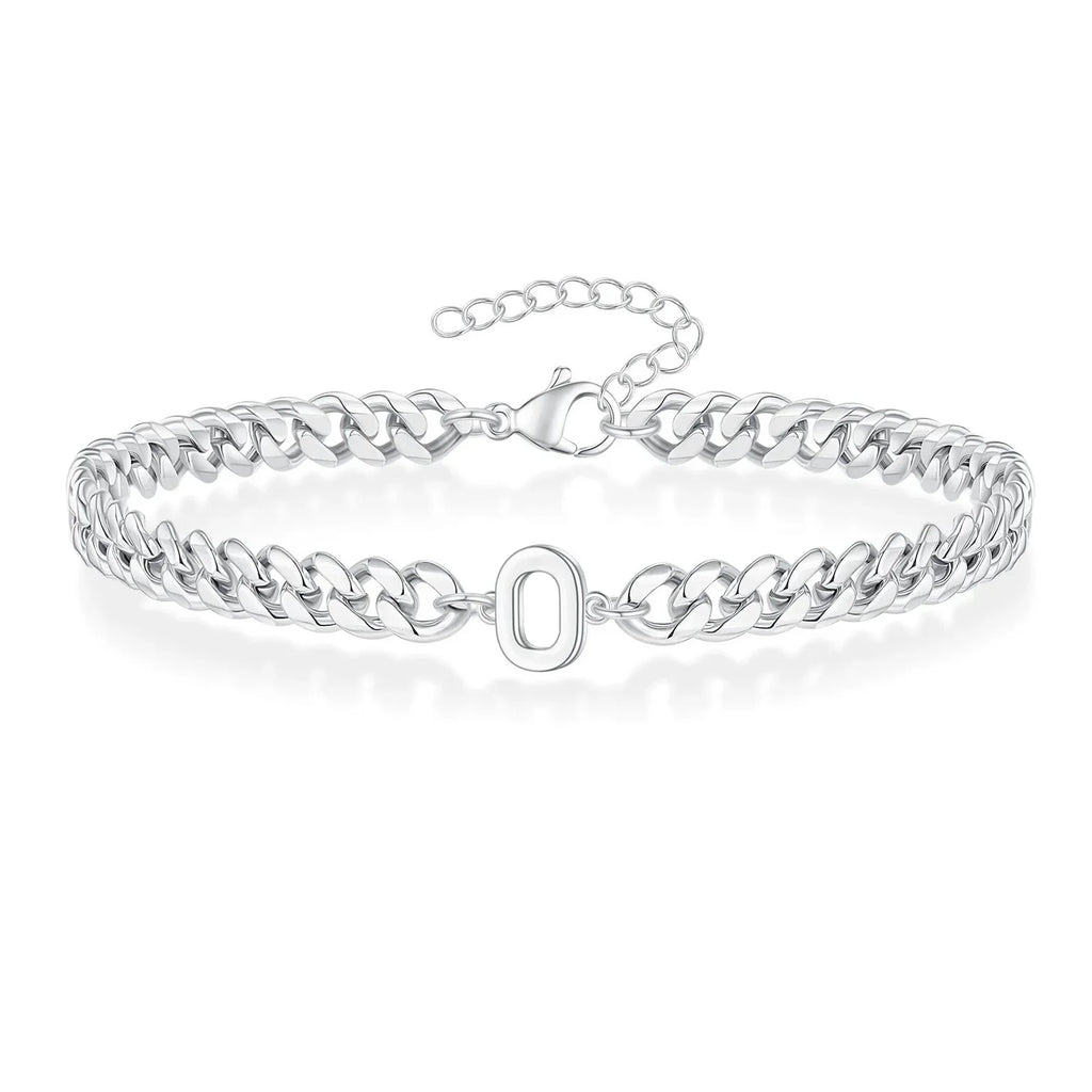 Initial twisted bracelet o