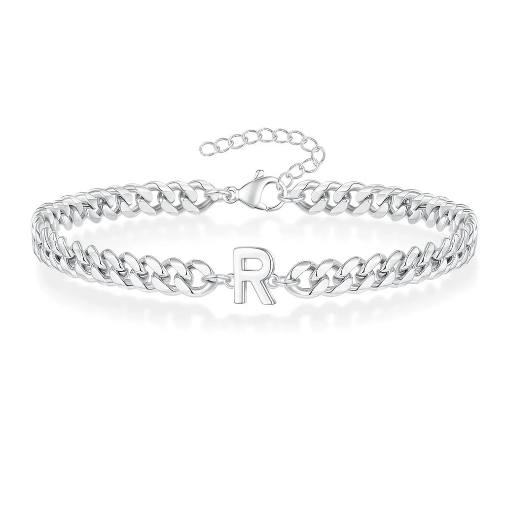 Initial twisted bracelet r