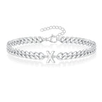Initial twisted bracelet x