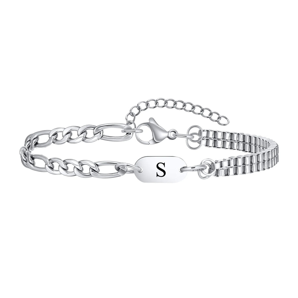 Men's initial bracelet s
