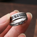 Black Viking Runic Ring