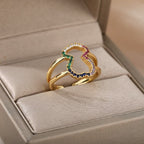 7 Chakras Women's Signet Ring
