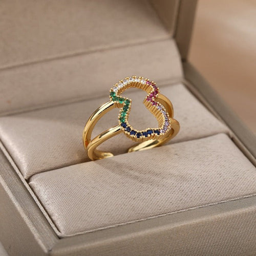 7 Chakras Women's Signet Ring