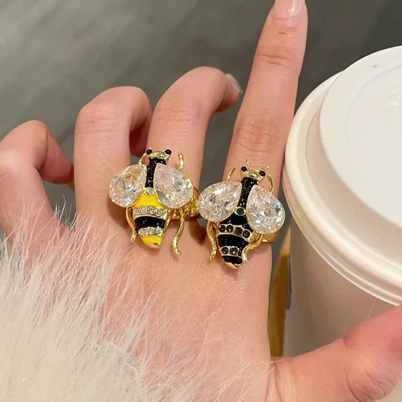 Yellow Women's Bee Ring