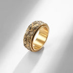 Spinning Anti-Stress Ring Eye gold