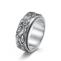 Spinning Anti-Stress Ring Eye silver