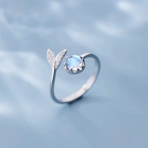 Silver Ring Moonstone