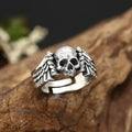 Ring Band with Skull Head