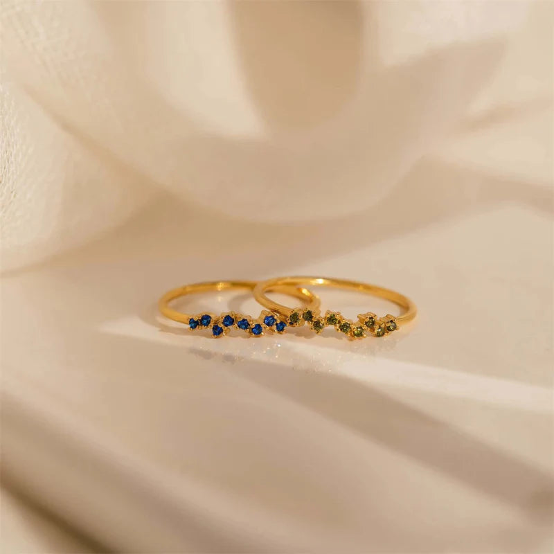 Ring with Zircon Birthstone