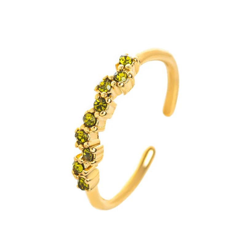 Ring with Zircon Birthstone