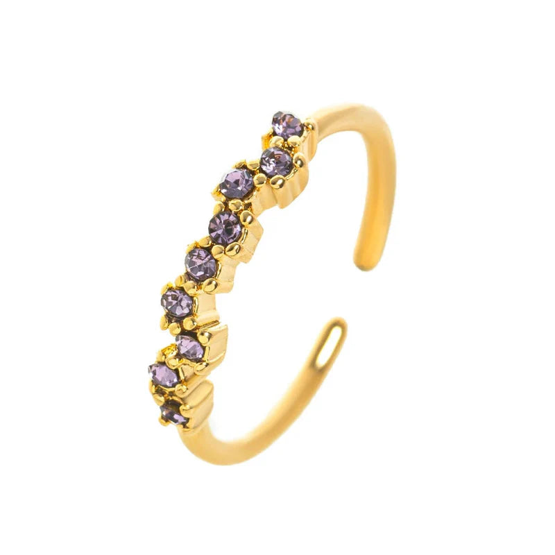 Ring with Zircon Birthstone