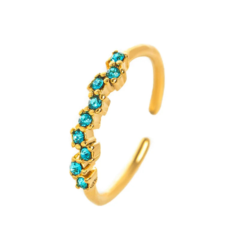 Ring with Zircon Birthstone