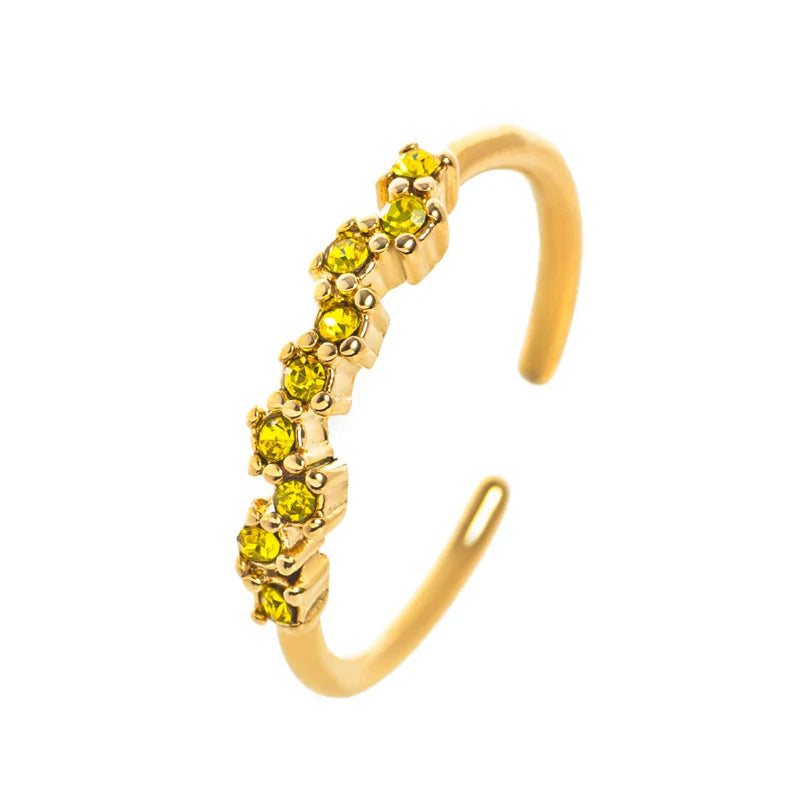 Ring with Zircon Birthstone
