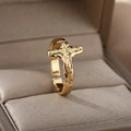 Christian Jesus Band Ring for Women