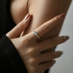 Moonstone Fertility Band Ring for Women