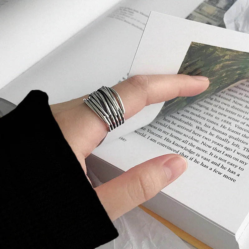 Women's Ethnic Style Ring silver