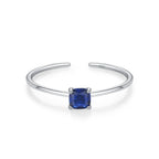 Colored Zircon Birthstone Band Ring