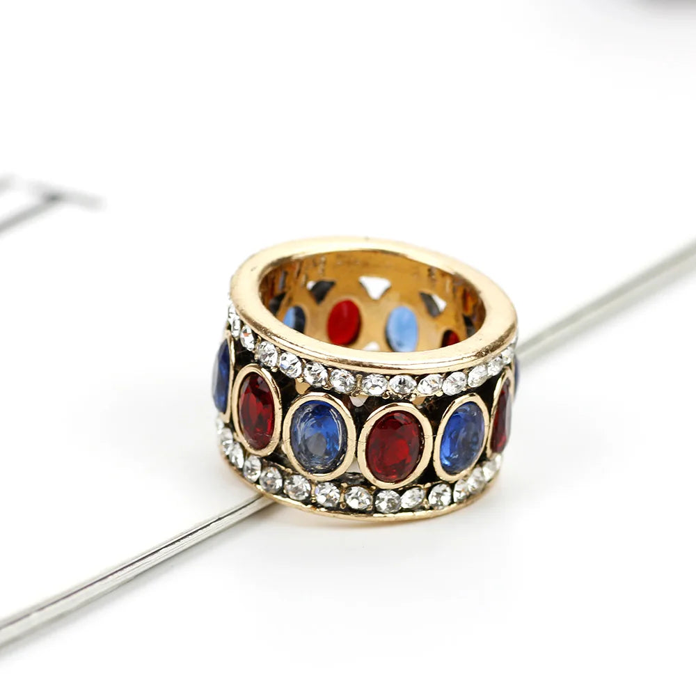 Ethnic Ring Band in Oriental Style