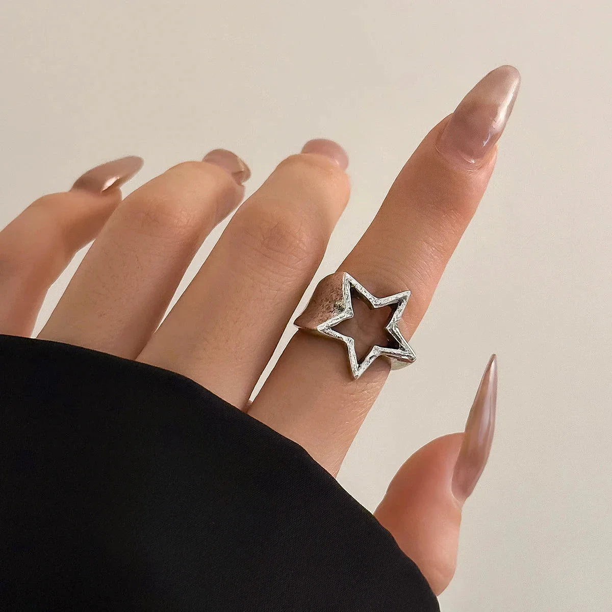 Star Ring for Women silver