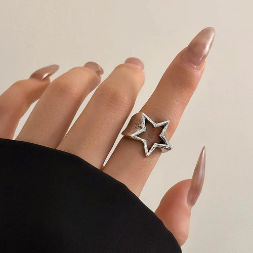 Star Ring for Women silver