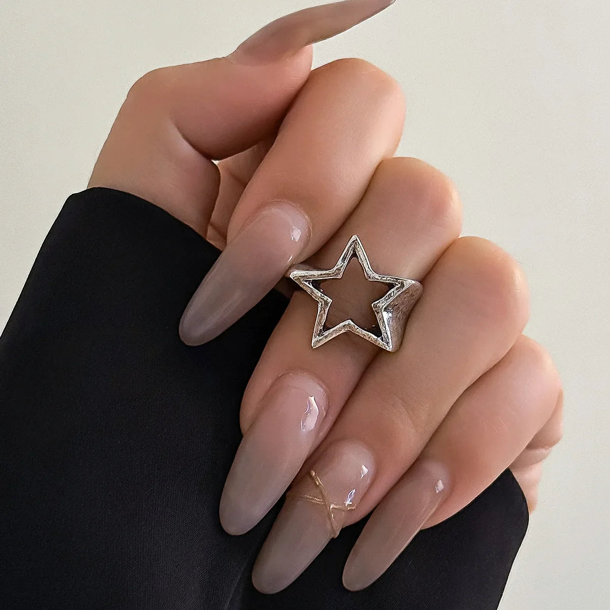 Star Ring for Women silver
