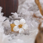 White Flower Ring