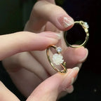 Tulip Flower Zircon Ring