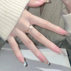 Tulip Flower Zircon Ring