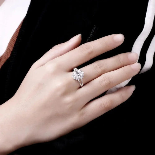Crystal Flower Ring
