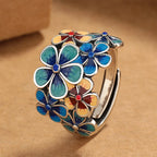 Colored Flowers Ring