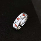 Tulip Flower Band Ring