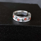 Tulip Flower Band Ring