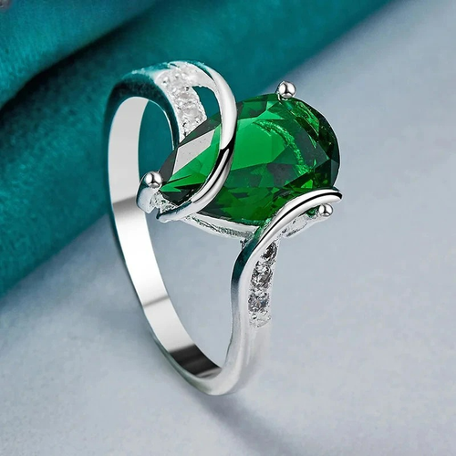 Water Drop Zircon Band Ring