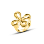 Vintage Style Large Flower Band Ring