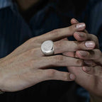 Silver Metatron’s Cube Ring