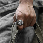 Black Metatron’s Cube Ring