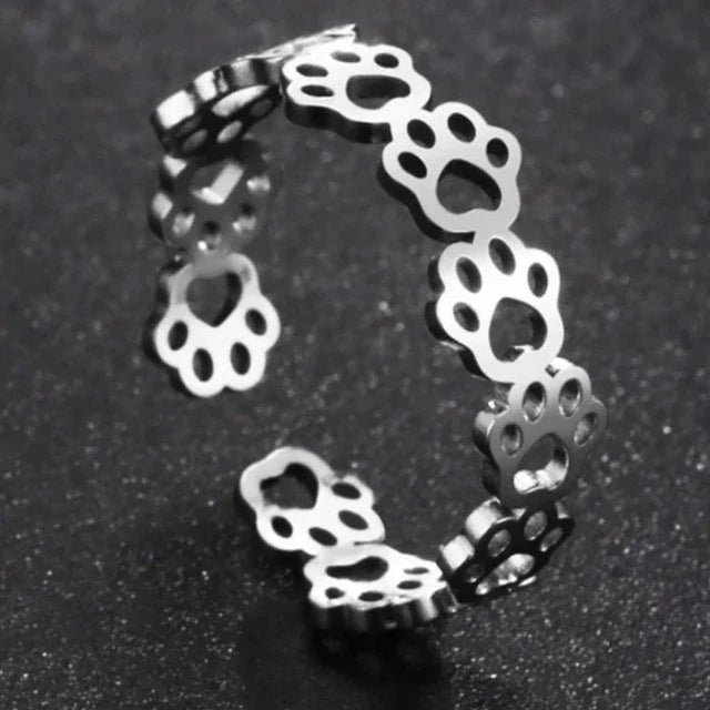 Silver Claw Band Ring